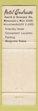 Matchbook Cover - Andrews Hotel Minneapolis MN WEAR
