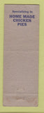 Matchbook Cover - Bill's Cafe Bay City MI WEAR