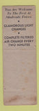 Matchbook Cover - Gus & Eddie's Lounge Great Falls MT WEAR