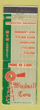 Matchbook Cover - Windmill Cove Stockton CA restaurant WORN