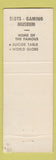 Matchbook Cover - Delta Saloon Restaurant Virginia City NV WEAR