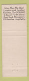 Matchbook Cover - Sorento Hotel St Petersburg FL