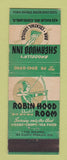 Matchbook Cover - Brodella's Sherwood Inn Cleveland OH Robin Hood Room