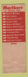 Matchbook Cover - Marlboro Men's Clothes Schneideman's Bay City MI WEAR