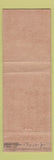 Matchbook Cover - Clothcraft Men's Clothes May Clothing Bay City MI