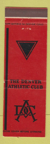 Matchbook Cover - Denver Athletic Club Colorado