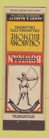 Matchbook Cover - Oklahoma Biltmore Hotel Oklahoma City OK