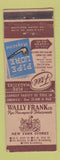 Matchbook Cover - Wally Frank Tobacco Pipes New York City
