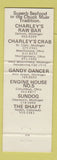 Matchbook Cover - The Shaft Aspen Colorado