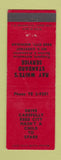 Matchbook Cover - Ray White's Standard oil gas Reed City MI
