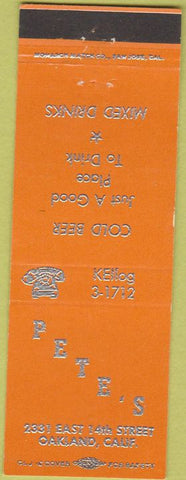 Matchbook Cover - Performance Motors Toyota West Lawn PA