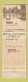 Matchbook Cover - Big Rock Creek Farm Keep America Green Prevent Forest Fires