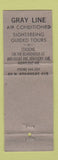 Matchbook Cover - Gray Line Bus Wildwood Cape May Atlantic City NJ WEAR