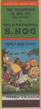 Matchbook Cover - Pete's Oakland CA orange