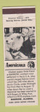 Matchbook Cover - Perkins Americana Barrow AK puppy dog