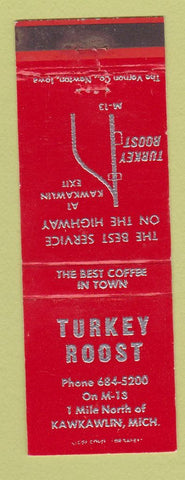 Matchbook Cover - Turkey Roost Kawkawlin MI WEAR