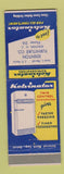 Matchbook Cover - Kelvinator Refrigerator Edenton NC Furniture