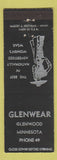 Matchbook Cover - Glenwear Women's Clothes Glenwood MN low phone #