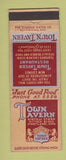 Matchbook Cover - Town Tavern Portland OR WORN