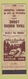 Matchbook Cover - Trail Riders Lodge Granby Colorado WORN