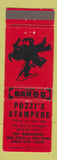 Matchbook Cover - Pozzi's Stampede King City CA