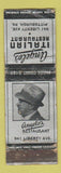 Matchbook Cover - Angelo's Italian Restaurant Pittsburgh PA Federal WORN