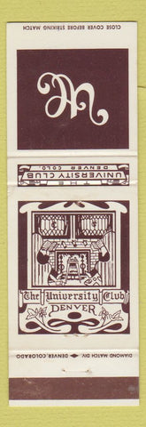 Matchbook Cover - University Club Denver Colorado