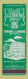 Matchbook Cover - Hotel Burritt New Britain CT