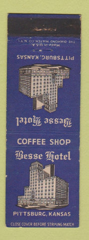 Matchbook Cover - Besse Hotel Pittsburg KS