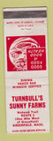Matchbook Cover - Turnbull's Sunny Farms Greenfield MA