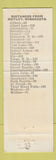 Matchbook Cover - Al's Bar Motley MN Al Welle