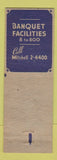 Matchbook Cover - Hotel Essex House Newark NJ