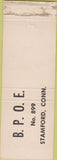 Matchbook Cover - Elks Lodge Christmas Stamford CT