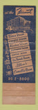 Matchbook Cover - Fairmont Hotel San Francisco CA