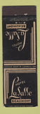 Matchbook Cover - Hotel LaSalle Beaumont CT