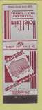 Matchbook Cover - Hotel Grim Texarkana TX AR