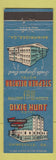 Matchbook Cover Dixie Hunt Hotel Gainesville GA Stephen Decatur Hotel Bainbridge