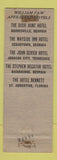 Matchbook Cover Dixie Hunt Hotel Gainesville GA Stephen Decatur Hotel Bainbridge