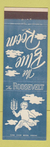 Matchbook Cover - Roosevelt Hotel New Orleans LA Blue Room