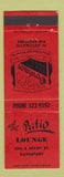 Matchbook Cover - Patio Lounge Davenport IA Bowling