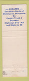 Matchbook Cover - Durward's Town and Country Club Sheboygan WI