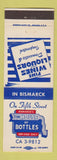 Matchbook Cover - Bismarck's House of Bottles ND WEAR