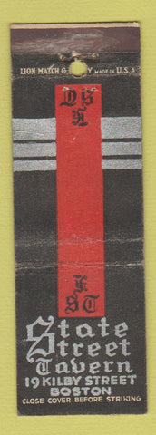 Matchbook Cover - State Street Tavern Boston MA WEAR