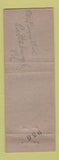 Matchbook Cover - West Penn Bar Pittsburgh PA WEAR