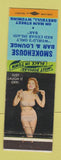 Matchbook Cover - Smokehouse Bar Lounge Greybull WY pinup