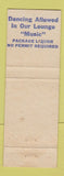 Matchbook Cover - Smokehouse Bar Lounge Greybull WY pinup