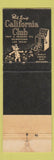 Matchbook Cover - Phil Long's California Club casino Las Vegas NV