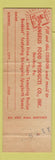 Matchbook Cover - DeAngeli's Italian Restaurant Pizza Hershey PA