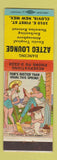 Matchbook Cover - Aztec Lounge Bar Clovis NM hillbilly