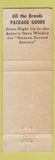 Matchbook Cover - Aztec Lounge Bar Clovis NM hillbilly